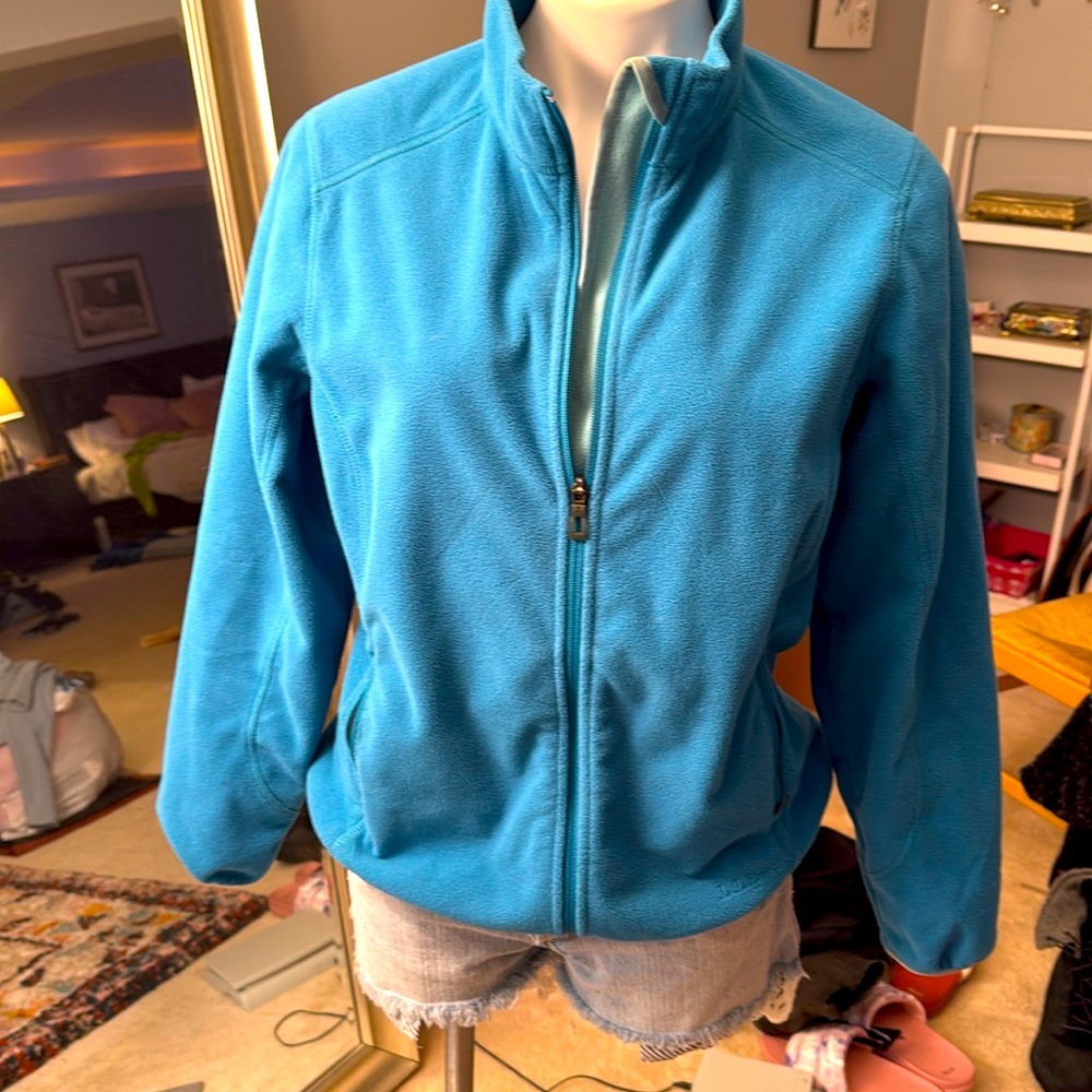 WOMEN’s LL BEAN POLARTEC ZIP JACKET SIZE MEDIUM